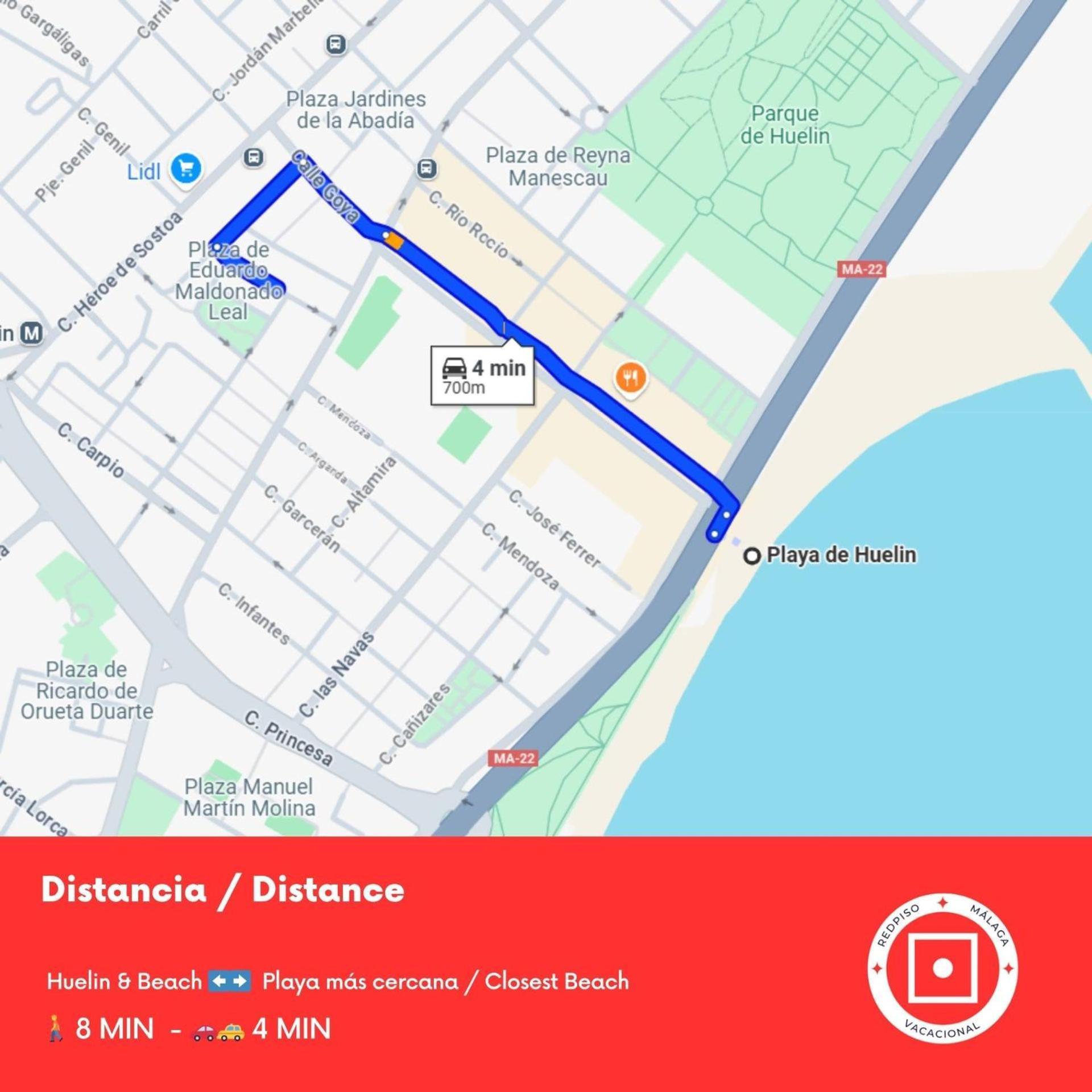 Duplex Huelin I & Beach 马拉加 外观 照片